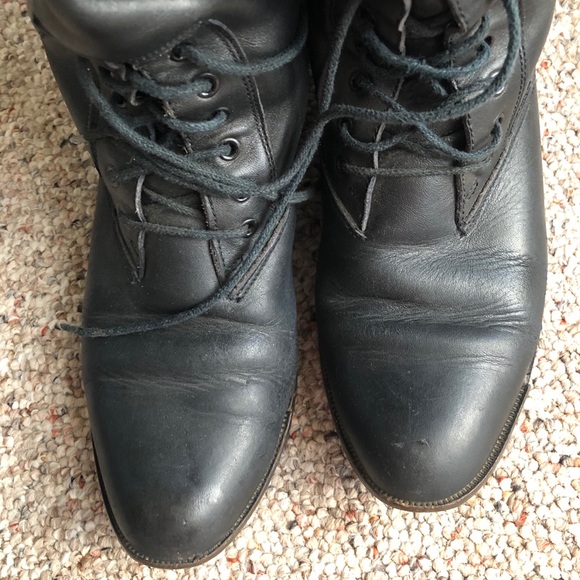 Black Leather Riding Boots - Picture 4 of 9